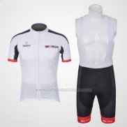 2012 Abbigliamento Ciclismo Nalini Bianco e Nero Manica Corta e Salopette