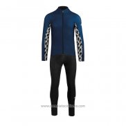 2021 Abbigliamento Ciclismo Assos Blu Manica Lunga e Salopette QXF21-0042