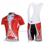 2012 Abbigliamento Ciclismo Nalini Rosso e Bianco Manica Corta e Salopette