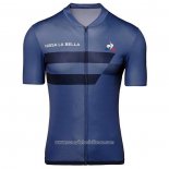 2020 Abbigliamento Ciclismo Tour de France Spento Blu Manica Corta e Salopette