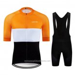 2020 Abbigliamento Ciclismo Le Col Nero Bianco Giallo Manica Corta e Salopette