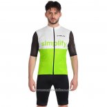 2022 Abbigliamento Ciclismo Nalini Verde Nero Manica Corta e Salopette