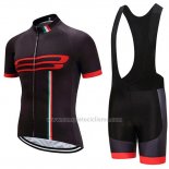 2020 Abbigliamento Ciclismo Giro d'Italia Nero Rosso Manica Corta e Salopette