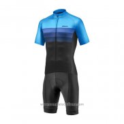 2021 Abbigliamento Ciclismo Giant Nero Blu Manica Corta e Salopette(1)