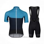2021 Abbigliamento Ciclismo POC Blu Manica Corta e Salopette