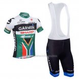 2013 Abbigliamento Ciclismo Garmin Sharp Campione Sudafrica Manica Corta e Salopette