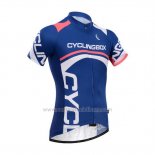2014 Abbigliamento Ciclismo Fox Cyclingbox Blu Manica Corta e Salopette