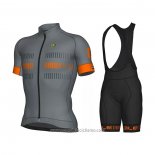 2021 Abbigliamento Ciclismo ALE Grigio Arancione Manica Corta e Salopette