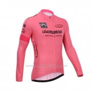2014 Abbigliamento Ciclismo Giro d'Italia Rosa Manica Lunga e Salopette