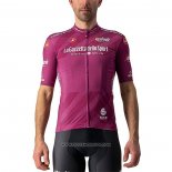 2021 Abbigliamento Ciclismo Giro d'Italia Fuxia Manica Corta e Salopette