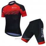2021 Abbigliamento Ciclismo R Star Nero Rosso Manica Corta e Salopette