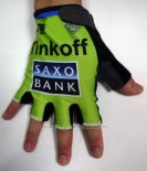 2015 Saxo Bank Tinkoff Guanti Corti Ciclismo Verde
