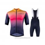 2021 Abbigliamento Ciclismo Nalini Multicolore Manica Corta e Salopette