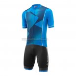2022 Abbigliamento Ciclismo Loffler Azzurro Blu Manica Corta e Salopette