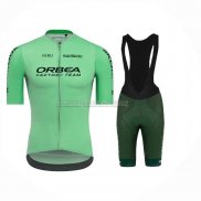 2021 Abbigliamento Ciclismo Orbea Verde Manica Corta e Salopette
