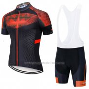 2020 Abbigliamento Ciclismo Northwave Nero Arancione Manica Corta e Salopette