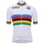 2020 Abbigliamento Ciclismo UCI Bianco Multicolore Manica Corta e Salopette(1)