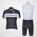 2011 Abbigliamento Ciclismo Colnago Bianco e Nero Manica Corta e Salopette