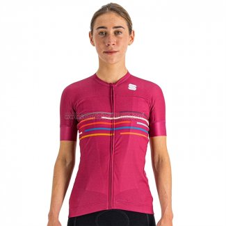 2023 Abbigliamento Ciclismo Donne Sportful Rosa Manica Corta e Salopette